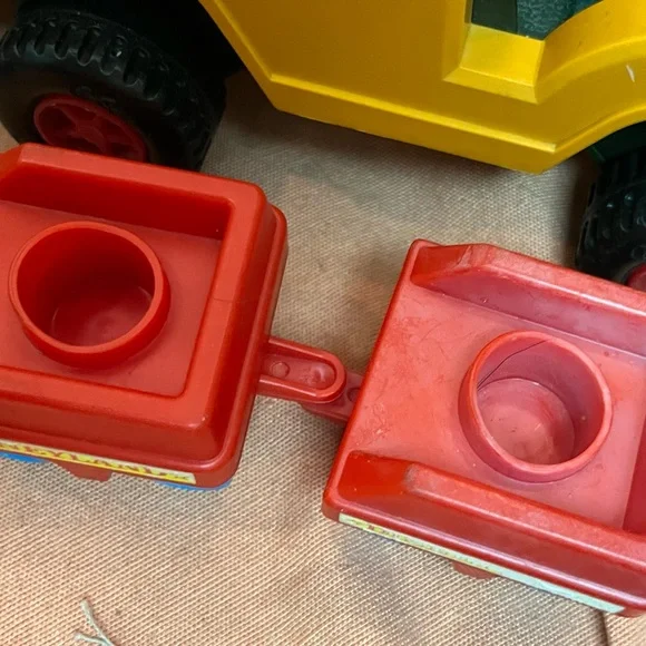 Bundle of vintage Fisher-Price Little People vehicles and Adventure People Safar